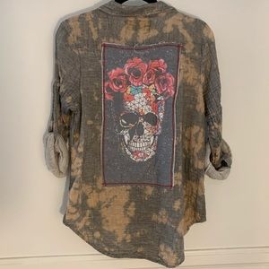 The Nu Vintage Button Down Shirt with mural